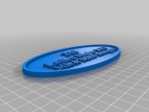 my customized customised oval railway signs hobby 3d print model - Mito3D