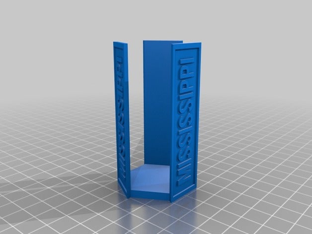 mississippi final La impresión en 3d 3D print model - Mito3D