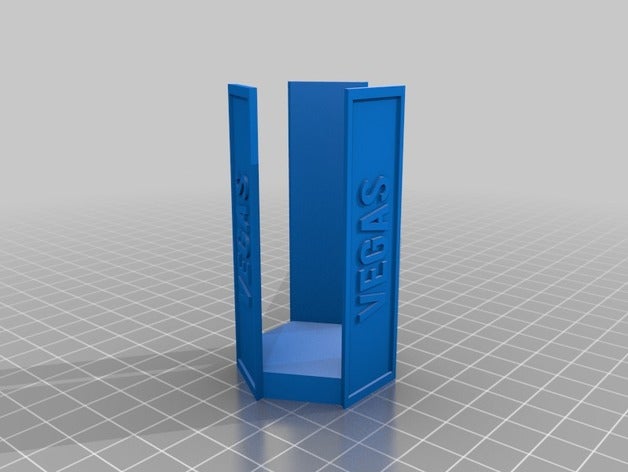 vegas final A impressão 3d 3D print model - Mito3D