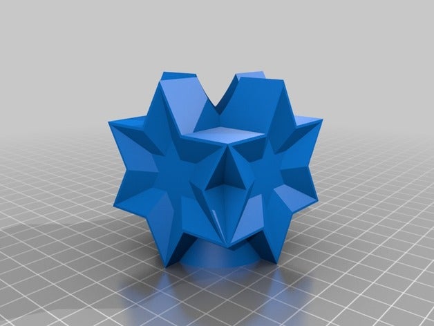x-mas supporto di candela kerzenhalter arredamento kerze stella weihnachten 3D print model - Mito3D