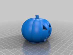 my customized jack o lantern food & drink 3d print model - Mito3D