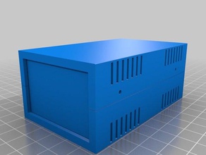 half size breadboard box electronics customized 3d print model - Mito3D