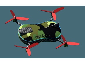 teal-dron coperchio La stampa 3d tealdronechallenge 3d print model - Mito3D