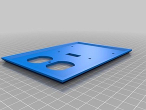 marlene placa del interruptor de los hogares personalizado 3d print model - Mito3D