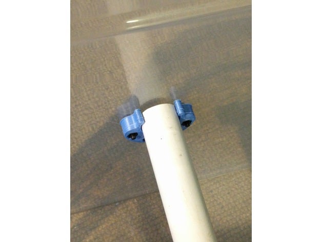 20mm tubo di pvc supporto Stampante 3d accessori scatola a secco gancio in adattatore porta bobina montaggio 3D print model - Mito3D