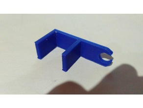 1,75 mm simples filamento guia de 20mm itopie quadro Impressora 3d acessórios 3d print model - Mito3D