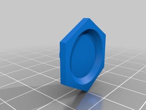 hexagone spinner de la pac jouets & jeux fidget main casquettes 3d print model - Mito3D
