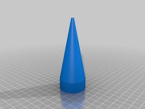 mon personnalisés lampe de poche en forme cône sport et loisirs personnalisé 3d print model - Mito3D