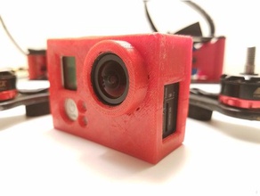 gopro hero 3 cas de la caméra drone course fpv 3d print model - Mito3D