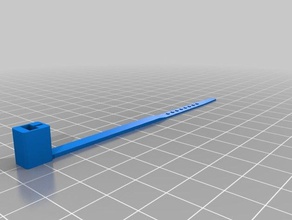 my customized cable tie parts 3d print model - Mito3D