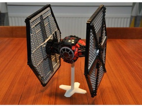 stand lego cravate figher 75101 jouets de construction le star wars 3d print model - Mito3D