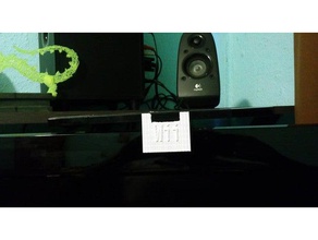 wii sensor bar mount household supplies 3d print model - Mito3D