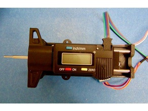 using cheap tire gauge probe electronics arduino caliper digital z-probe 3d print model - Mito3D