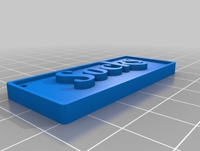 dresser name tags socks signs & logos customized 3d print model - Mito3D