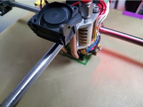 vertex k8400 fan tube cooling 3d printer parts 3d print model - Mito3D