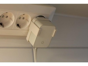 google home plug power adapter gadget l'adattatore casa la spina potenza 3d print model - Mito3D