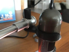 microscope camera pivot mount holders dinolite endoscope similar tools adapter dino lite holder tool usb 3d print model - Mito3D