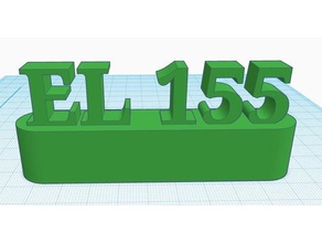 el 155 signs & logos 3d print model - Mito3D