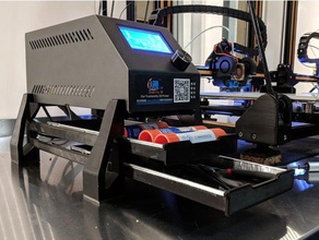 cr-10 control box stand shelves 3d printer accessories anet e10 creality duplicator riser wanhao 3d print model - Mito3D