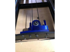 taz 6 style accessible de l'extérieur l'axe y tendeur courroie L'imprimante 3d pièces la ceinture lulzbot axe 3d print model - Mito3D