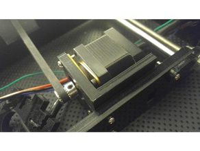 anet a8 y motor mount nema dampener 3d printer parts 17 bracket stepper axis 3d print model - Mito3D