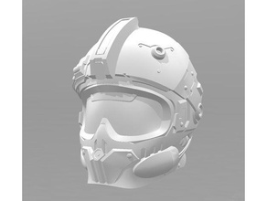 expanse mcrn marine space helmet remix 3d printing 3d print model - Mito3D