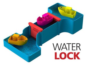 water lock mechanical toys 3d print model - Mito3D