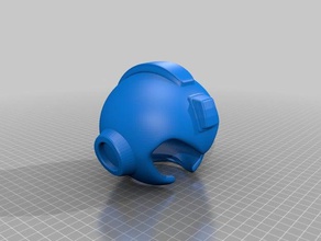megaman capacete brinquedos & games rockman 3d print model - Mito3D