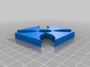 spinner croix des templiers L'impression 3d 3d print model - Mito3D
