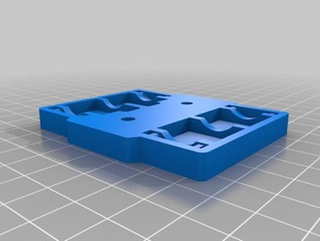 plastik taşıma üst yenilenmiş 3d yazıcı parçaları geetech i3 pro b 3d print model - Mito3D