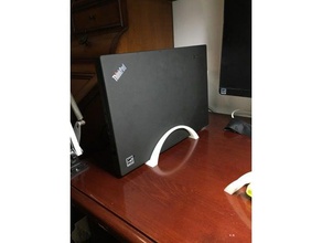 simple arch stand thinkpad x420 office 3d print model - Mito3D