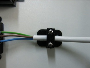 cable de alivio tensión la electrónica 3d print model - Mito3D