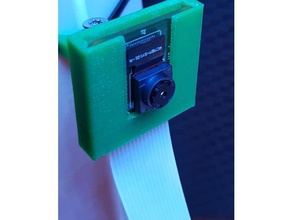 simple picam case mount electronics 3d printer enclosure raspberry pi camera 3d print model - Mito3D