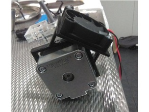 stepper motor fan clip 3d printer accessories 3d print model - Mito3D