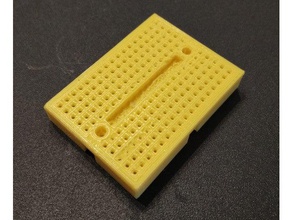 mini breadboard electronics protoboard 3d print model - Mito3D