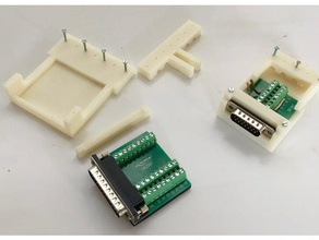 -cavo delock 25 pin 15 adattatore l'elettronica l'adattatore cavo titolare connettore elettronico 3d print model - Mito3D