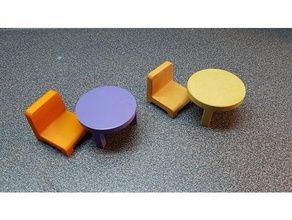 jouet chaise de table hape style modules jeux 3d print model - Mito3D