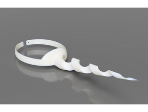 Einhorn-horn Kopfschmuck Kostüm Kopfstück horn Einhorn 3d print model - Mito3D