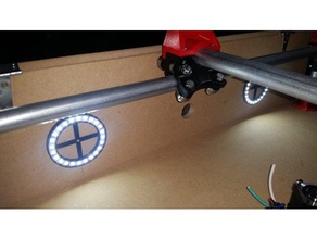 80mm do anel diodo emissor de montagem embutida partes luz mpcnc add-on 3d print model - Mito3D