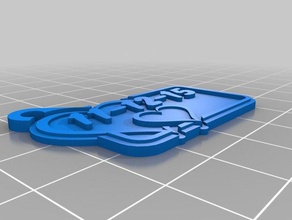 keychain keychains customized 3d print model - Mito3D