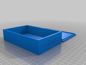 clearview récepteur de la boîte les conteneurs personnalisé 3d print model - Mito3D