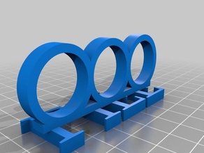 life ring rings customized 3d print model - Mito3D