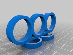 og anillo los anillos personalizado 3d print model - Mito3D