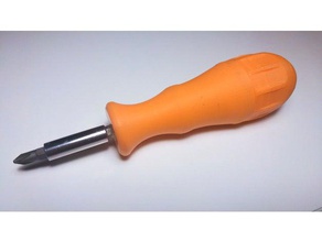 wera inspired screwdriver bit holder handle hand tools 3d print model - Mito3D