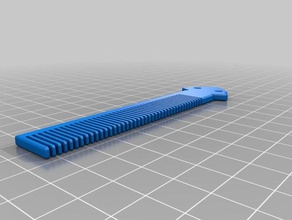 butterfly comb - url logo removed bathroom 3d print model - Mito3D