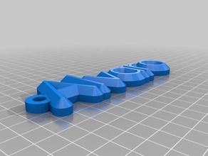 llavero-alvaro organización personalizado 3d print model - Mito3D