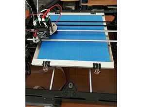 rigidbot r1 glass holder v1 3d printer parts reliabuild3d 3d print model - Mito3D