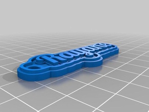 rayane Schlüsselanhänger kundengebundene 3d print model - Mito3D