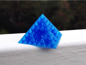 özelleştirilebilir spiral vazo sierpinski eksiltici model piramit matematik sanatı 3d fraktal openscad özyinelemeli üçgeni slic3r modu 3d print model - Mito3D