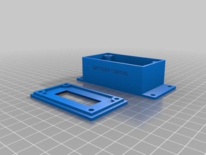 l'état de la batterie compteur l'électronique personnalisé 3d print model - Mito3D